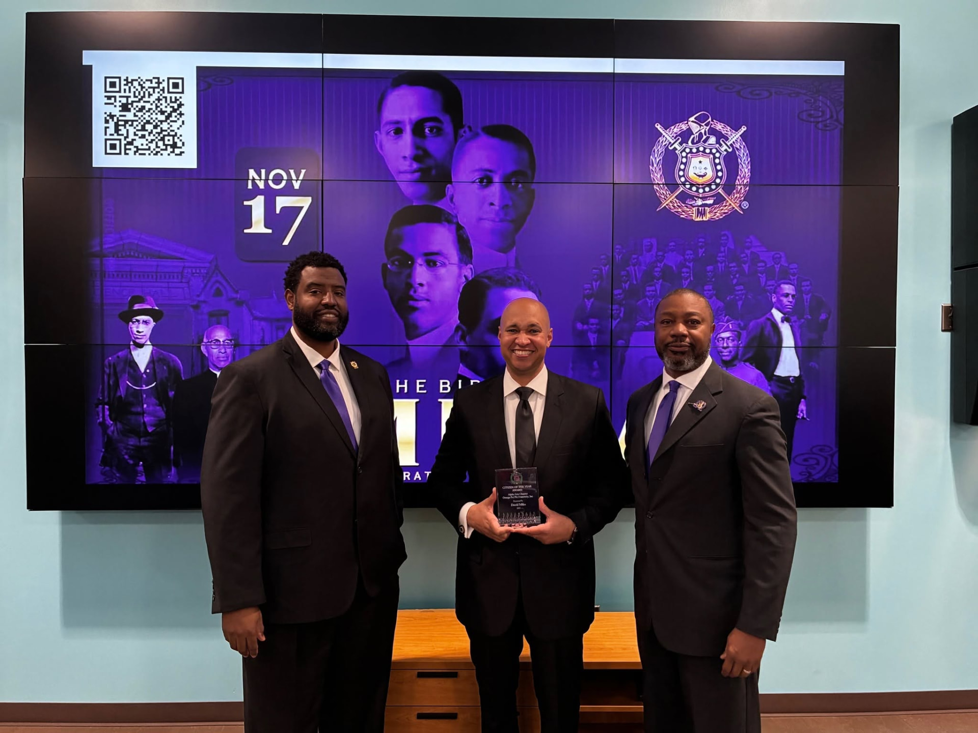 Achievement Week award presentation